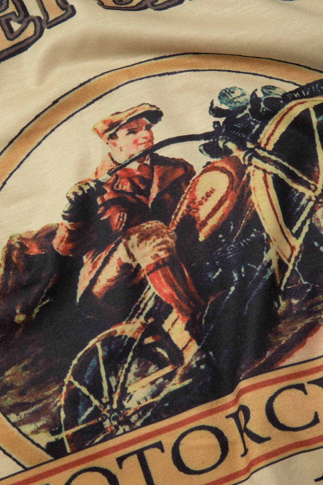 Motorbike Graphic Print Sleeveless T-Shirt - Image 4